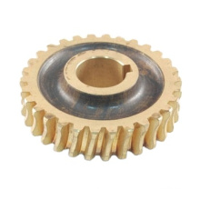 Dewax ODM Précision coulée en laiton Worm Gear Lost Perte d&#39;investissement en cire Pièces